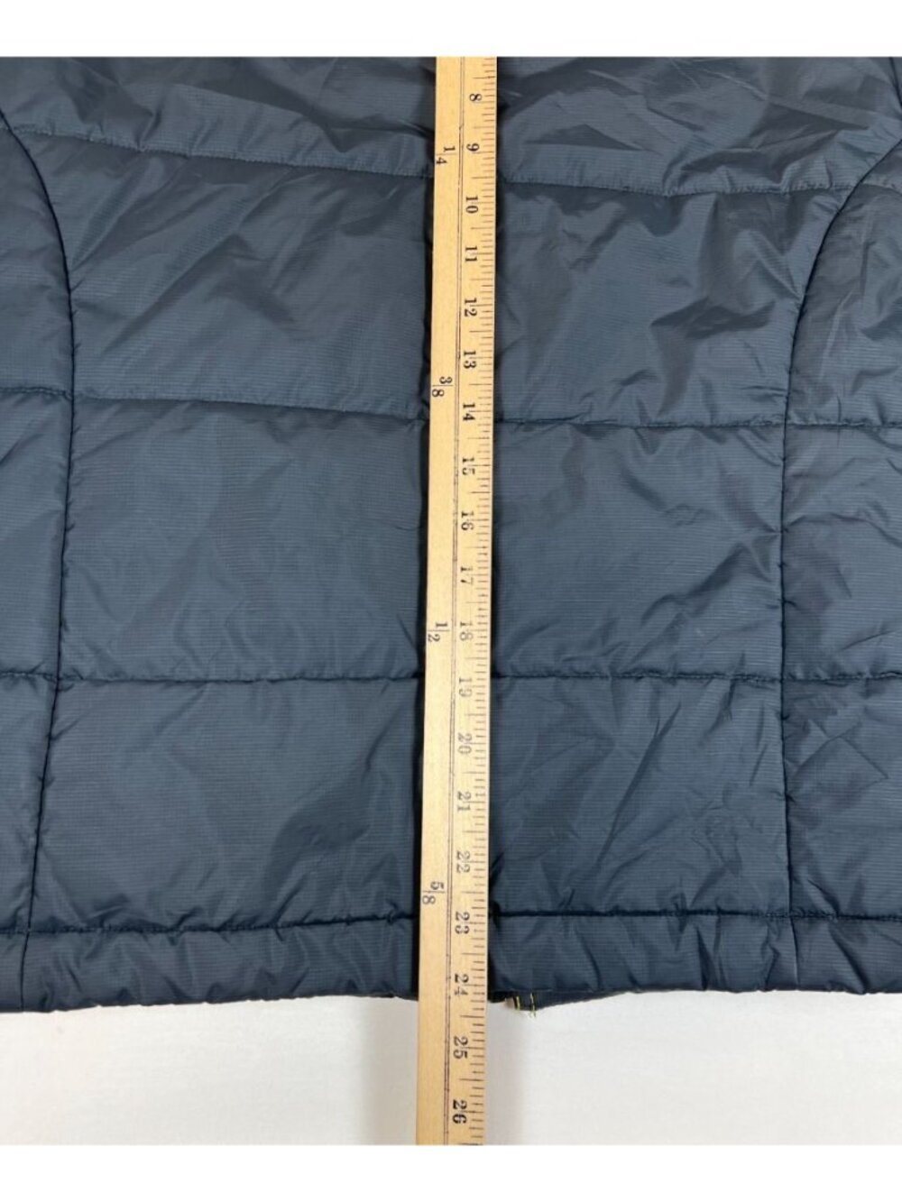 Patagonia Women's Puffer Jacket Small Grey Yellow Insulated - Picture 6 of 9